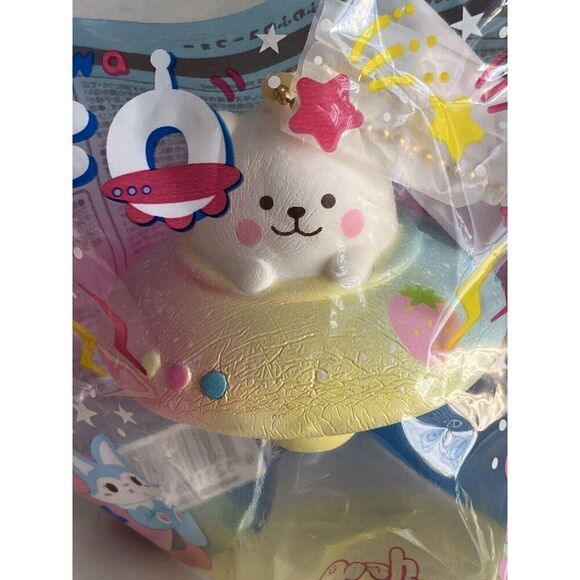 IBloom Marshmallow Bear Fuwa Fuwa UFO Marmo Rainbow Mini Soft Scented - Picture 2 of 12